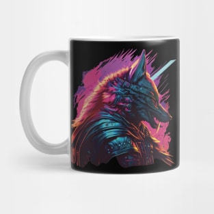 Samurai wolf Mug